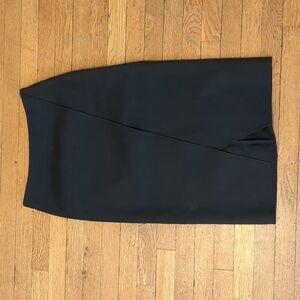 Cuyana Core Cotton Twill Paneled Pencil Skirt 10